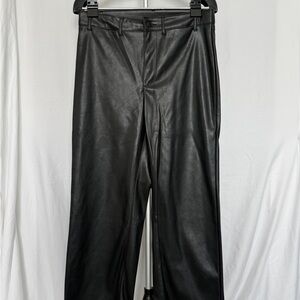 Old Navy Women’s Black Faux Leather Pants